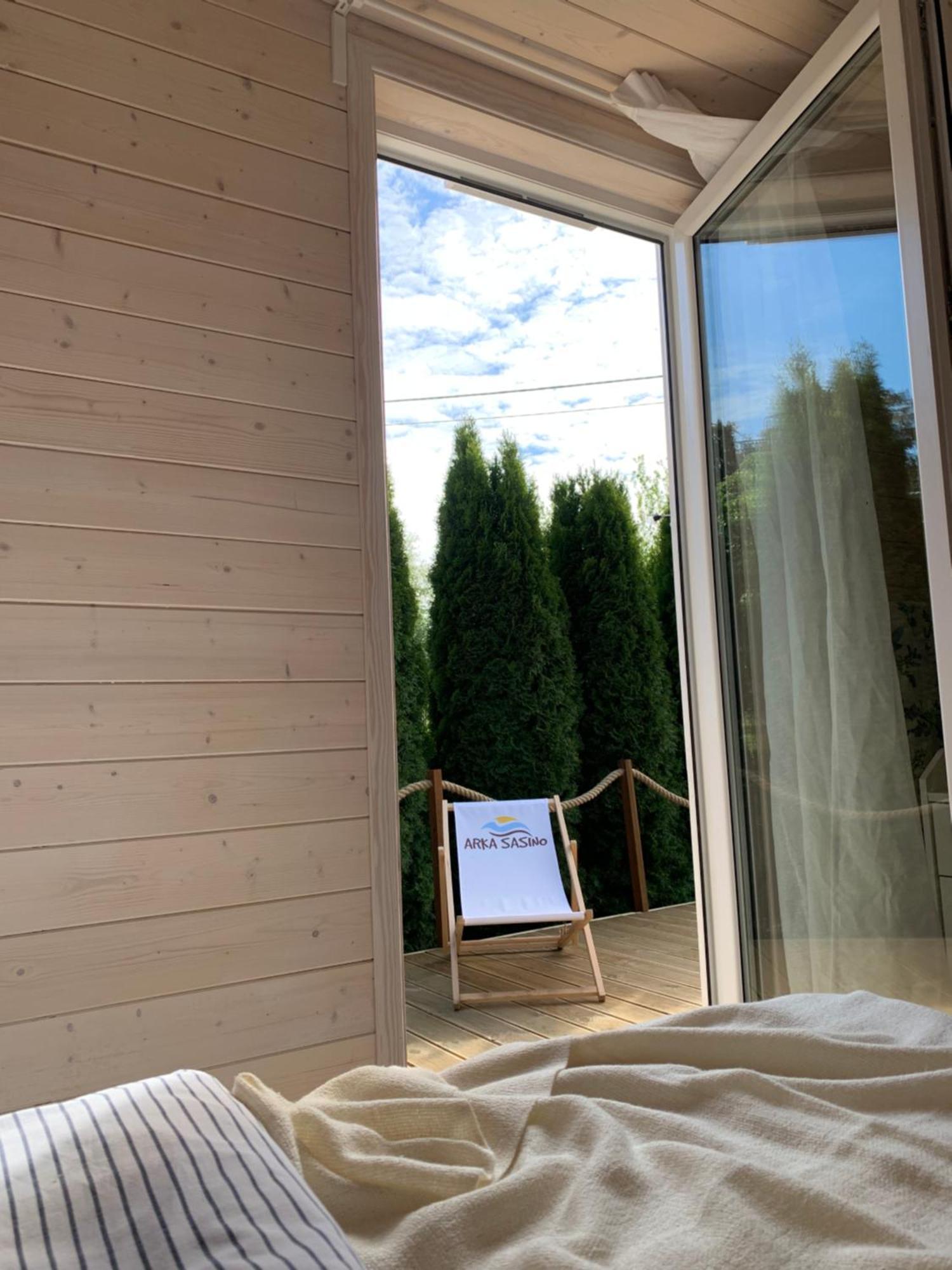Domek Arkasasino Z Jacuzzi Bagian luar foto